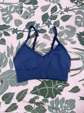 lululemon athletica Deep Blue Seamless Support Bralette